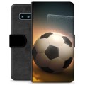 Samsung Galaxy S10 Premijum Futrola-Novčanik - Fudbal