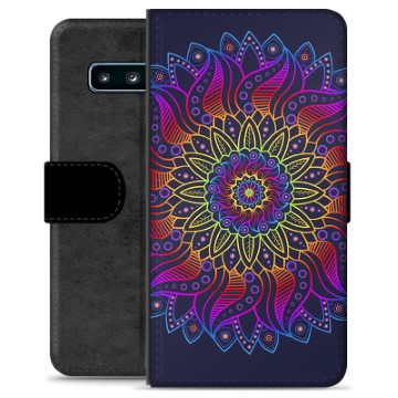 Samsung Galaxy S10 Premijum Futrola-Novčanik - Šarena Mandala