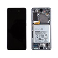 Samsung Galaxy S21 5G LCD Displej (Service pack) GH82-24718A - Siva