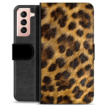 Samsung Galaxy S21 5G Premijum Futrola-Novčanik - Leopard