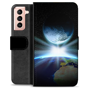 Samsung Galaxy S21 5G Premijum Futrola-Novčanik - Svemir