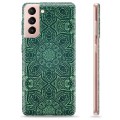 Samsung Galaxy S21 5G TPU Maska - Zelena Mandala