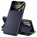 Samsung Galaxy S22 5G Front Smart View Maska na preklop - Plava