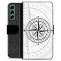 Samsung Galaxy S22+ 5G Premijum Futrola-Novčanik - Kompas