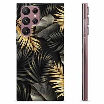 Samsung Galaxy S22 Ultra 5G TPU Maska - Zlatno Lišće