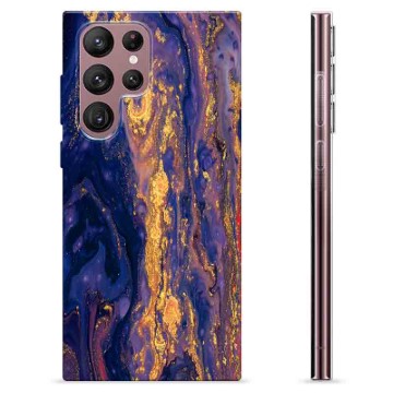 Samsung Galaxy S22 Ultra 5G TPU Maska - Zlatni Sumrak