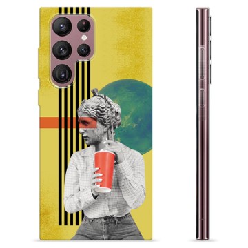 Samsung Galaxy S22 Ultra 5G TPU Maska - Retro Art