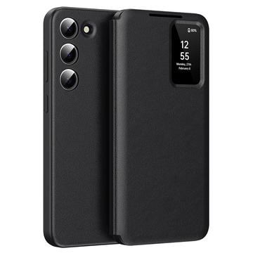 Samsung Galaxy S22+ 5G Smart Clear View Flip Case with Card Slot