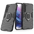 Samsung Galaxy S23 5G Hibridna Maska sa Prstenom - Crna