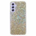 Samsung Galaxy S23 FE Glitter Flakes TPU Maska - Zlatna