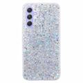 Samsung Galaxy S23 FE Glitter Flakes TPU Maska - Srebrna
