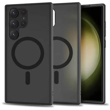 Samsung Galaxy S23 Ultra 5G Tech-Protect Magmat Maska - MagSafe kompatibilna - Providno Crna
