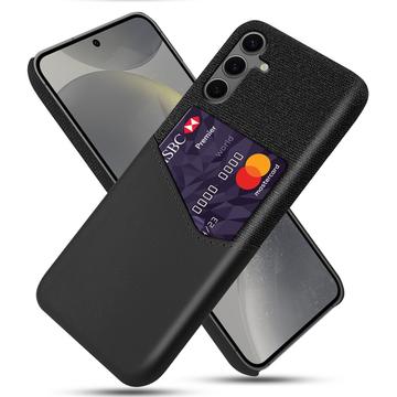 Samsung Galaxy S24 FE KSQ Maska sa Pregradom za Karticu - Crna