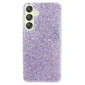 Samsung Galaxy S24 Glitter Flakes TPU Maska - Ljubičasta