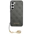 Samsung Galaxy S24 Guess 4G Charms Collection Hibridna Maska - Siva