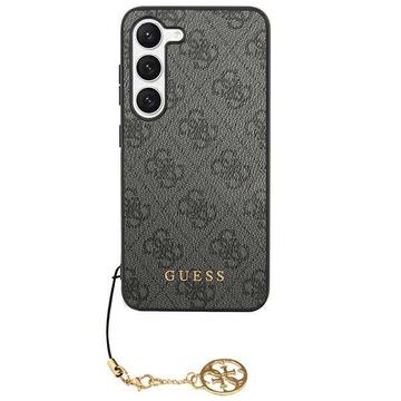 Samsung Galaxy S24 Guess 4G Charms Collection Hibridna Maska - Siva