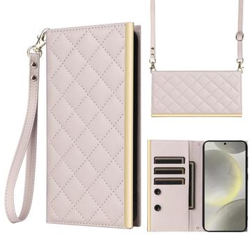 Samsung Galaxy S24 Luxury Quilted Wallet Case