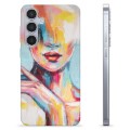 Samsung Galaxy S24+ TPU Maska - Apstraktni Portret