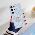 Samsung Galaxy S24 Ultra Butterfly TPU Case with Ring Holder