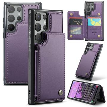 Samsung Galaxy S24 Ultra Caseme C22 Case RFID Card Wallet - Purple