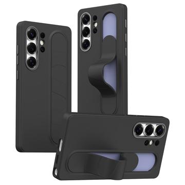 Samsung Galaxy S24 Ultra Smart Hybrid Case with Standing Grip - Black