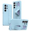 Samsung Galaxy S24 Ultra Smart Hybrid Case with Standing Grip - Blue