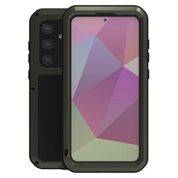 Samsung Galaxy S24+ Love Mei Powerful Hibridna Maska - Zelena