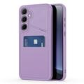 Samsung Galaxy S25 Dux Ducis Rafi II Magnetic Case with Kickstand and Card Slots - Purple