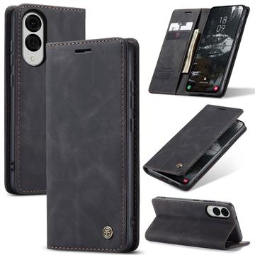 Samsung Galaxy S25 Edge Caseme 013 Serija Futrola-Novčanik - Crna
