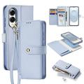 Samsung Galaxy S25 Edge Dux Ducis Lawa Wallet Leather Case w. Magnetic Cover - Baby Blue