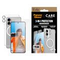Samsung Galaxy S25 Edge PanzerGlass Care Flagship 3-in-1 Bundle - Clear