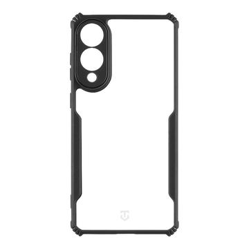 Samsung Galaxy S25 Edge Tactical Quantum Stealth Case with Reinforced Corners - Clear / Black