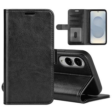 Samsung Galaxy S25 Edge Wallet Case Magnetic Closure - Black