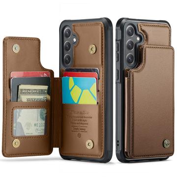 Samsung Galaxy S25 FE Caseme C22 Case RFID Card Wallet - Brown
