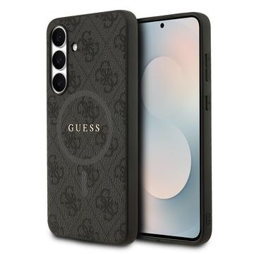 Samsung Galaxy S25 FE Guess 4G Colored Ring Case - MagSafe Compatible - Black