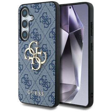 Samsung Galaxy S25 Guess 4G Big Metal Logo Hibridna Maska - Plava
