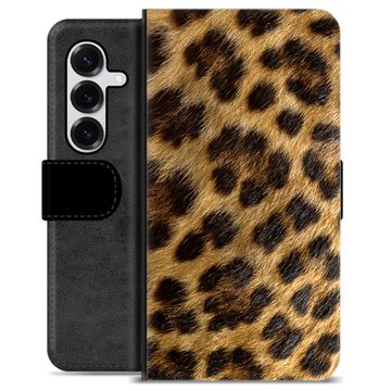 Samsung Galaxy S25+ Premijum Futrola-Novčanik - Leopard