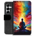 Samsung Galaxy S25+ Premijum Futrola-Novčanik - Meditacija
