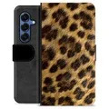 Samsung Galaxy S25 Premijum Futrola-Novčanik - Leopard
