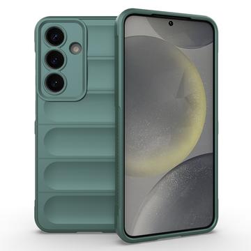 Samsung Galaxy S25 Rugged TPU Maska - Zelena