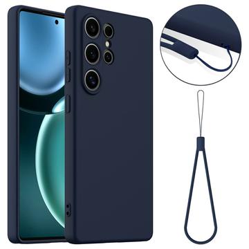 Samsung Galaxy S25 Ultra Maska od Tečnog Silikona - Kompatibilna sa MagSafe - Tamnoplava