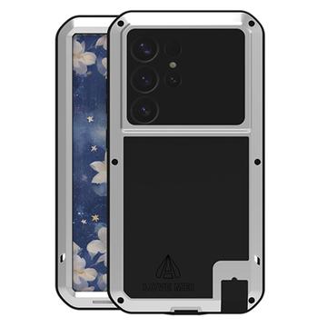 Samsung Galaxy S25 Ultra Love Mei Powerful Hibridna Maska - Srebrna