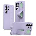 Samsung Galaxy S25 Ultra Smart Hybrid Case with Standing Grip - Purple