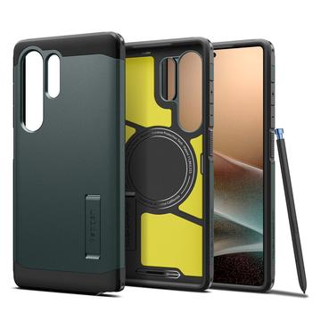 Samsung Galaxy S25 Ultra Spigen Tough Armor Mag Maska - Bezdan zelena