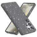 Samsung Galaxy S25 Ultra Stylish Glitter Series Hibridna Maska - Crna