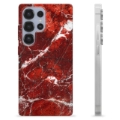 Samsung Galaxy S25 Ultra TPU Maska - Crveni Mermer