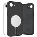 iPhone 16e Tech-Protect Liquid Silicone Case - MagSafe Compatible - Black