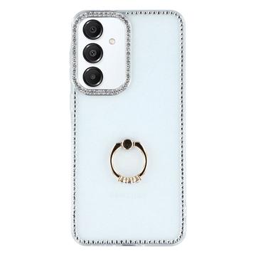 Samsung Galaxy S25+/S24+ CrystalGlow Hybrid Case with Ring Holder - Transparent