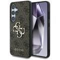 Samsung Galaxy S25+ Guess 4G Big Metal Logo Hibridna Maska - Braon