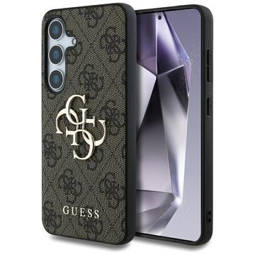 Samsung Galaxy S25+ Guess 4G Big Metal Logo Hibridna Maska - Braon